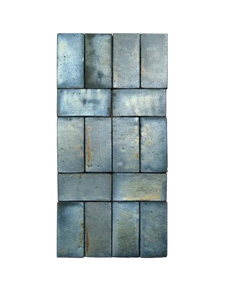 carrelage décoratif Metallica Silver 10x20 Cm carrelage décoratif Metallica Silver 10x20 Cm