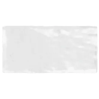 Handgemachte Dekorfliesen Metallica White 10x20 Cm 2