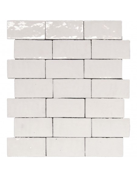 carrelage décoratif Metallica White 10x20 Cm carrelage décoratif Metallica White 10x20 Cm