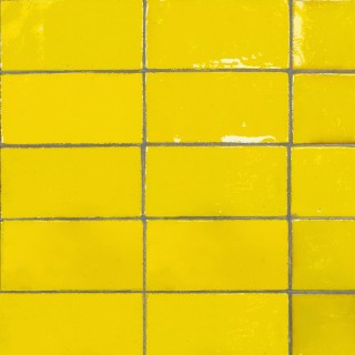 Ceramica Artistica Metallica Yellow 10x20 Cm
