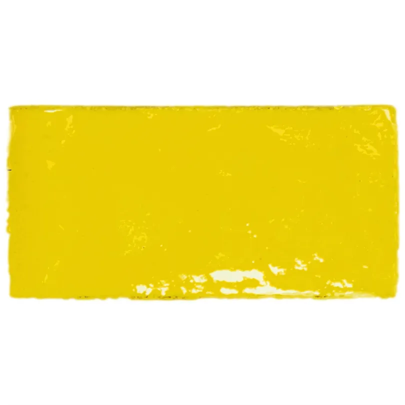 Ceramica Artistica Metallica Yellow 10x20 Cm