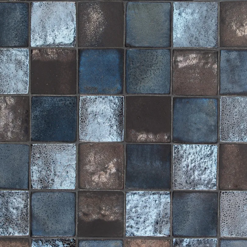 carrelage décoratif Metallica Brown 10x10 Cm