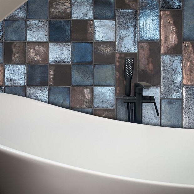 Artistic tiles Metallica Brown       10x10 cm