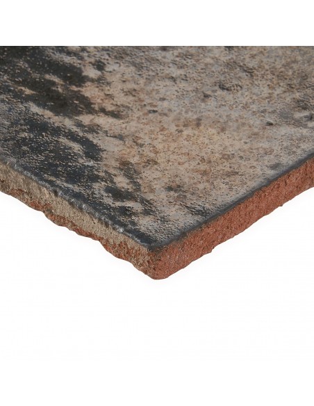 Handgemachte Dekorfliesen Metallica Brown       10x10 Cm