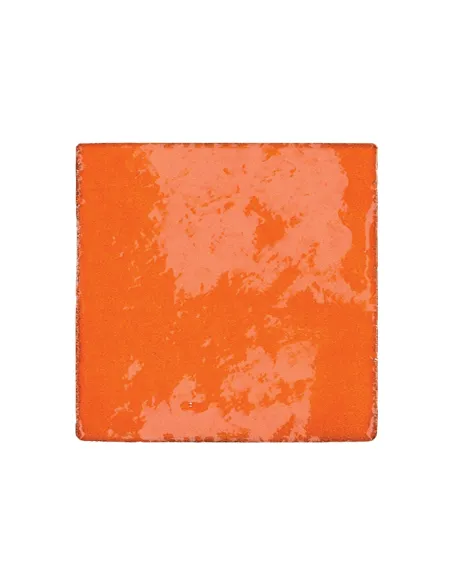 Ceramica Artistica Metallica Orange      10x10 Cm Ceramica Artistica Metallica Orange      10x10 Cm