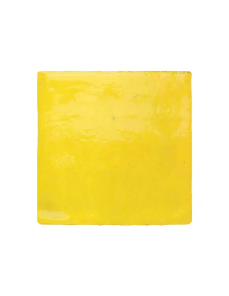 Handgemachte Dekorfliesen Metallica Yellow      10x10 Cm