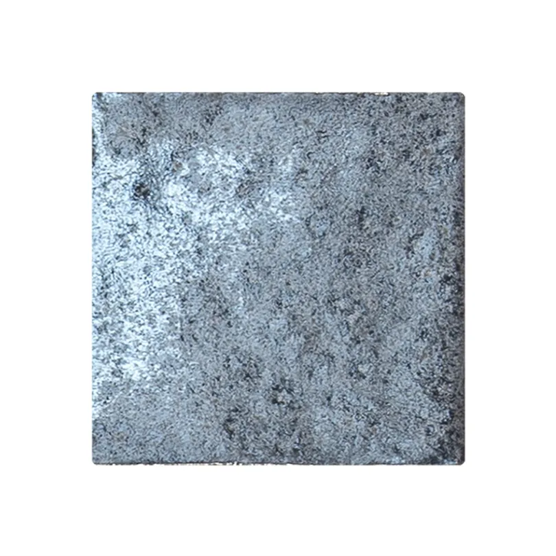 Ceramica Artistica Metallica Silver      10x10 Cm