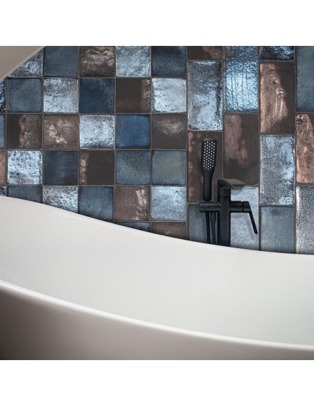 carrelage décoratif Metallica Silver 10x10 Cm carrelage décoratif Metallica Silver 10x10 Cm