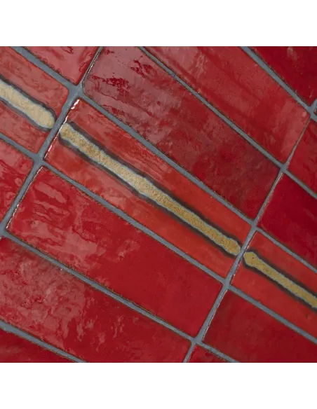 carrelage décoratif Metallica Selenium Middleline 5x20 Cm