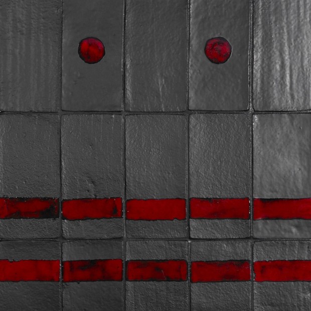 Decor tiles Metallica Black Rectangle 10x20 Cm