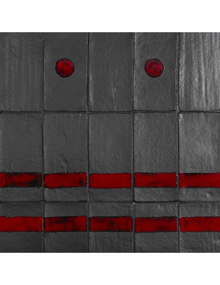 carrelage décoratif Metallica Black Rectangle 10x20 Cm