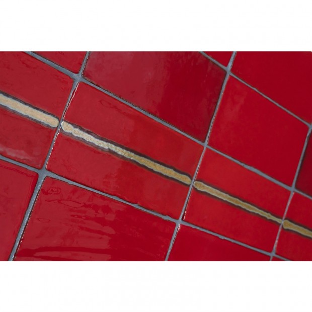 Decor tiles Metallica Selenium Middleline 10x20 Cm