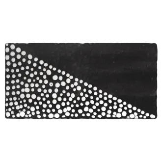 Piastrella Decorativa Metallica Black Pearl Triangle 10x20 Cm