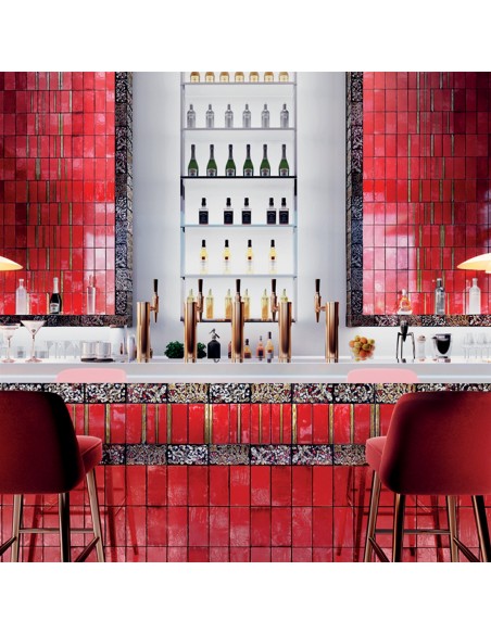 Decor tiles Metallica Selenium Topline 10x20 Cm