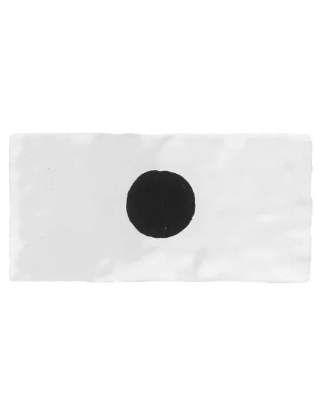 carrelage décoratif Metallica White Circle 10x20 Cm