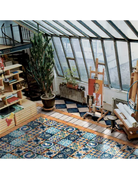 Carrelage décoratif Collezioni d’Autore Blu 20X20 cm