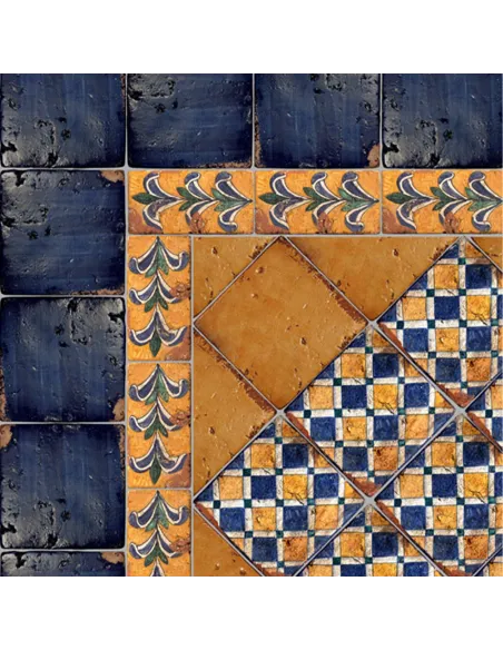 Ceramica artistica Collezioni d’Autore Blu 20X20 cm