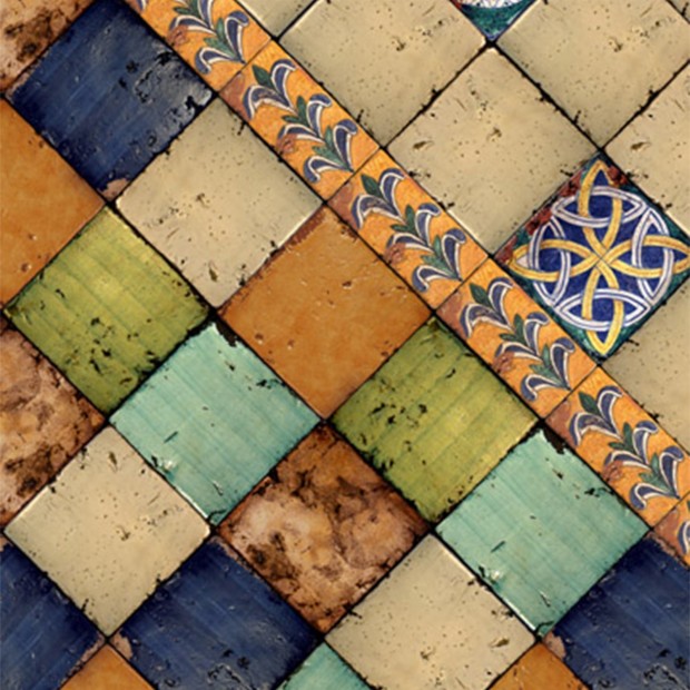 Artistic tiles Collezioni d’Autore Verde Artistic tiles 20X20 cm