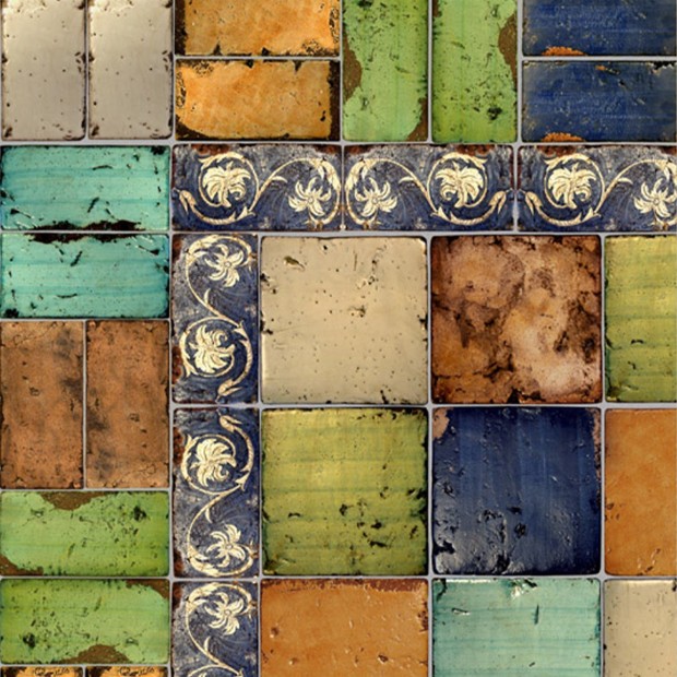Artistic tiles Collezioni d’Autore Verde Artistic tiles 20X20 cm