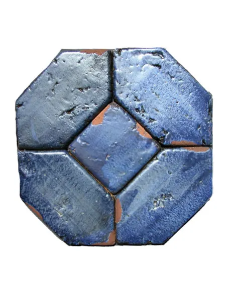 Ceramica artistica Collezioni d’Autore Losanga Blu 30X15 cm