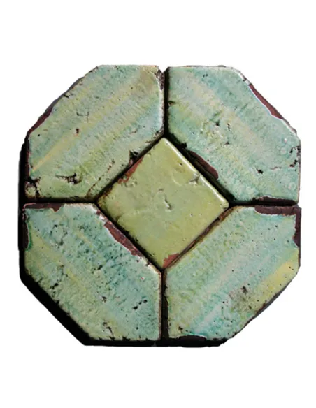 Carrelage décoratif Collezioni d’Autore Losanga Verde 30X15 cm