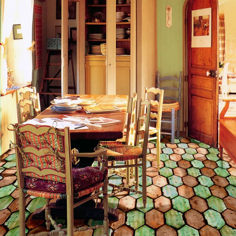 Carrelage décoratif Collezioni d’Autore Losanga Verde 30X15 cm