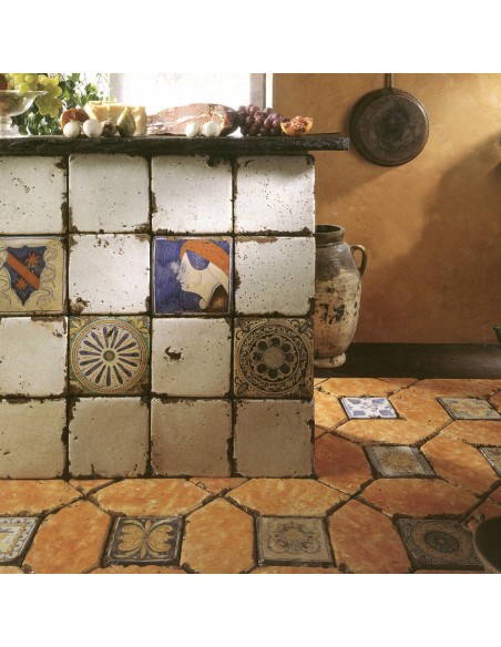 Carrelage décoratif Collezioni d’Autore Rosa Blu 20X20 cm