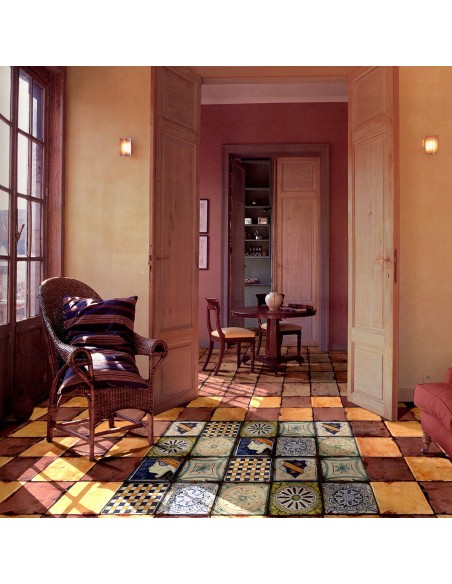 Decor tiles Collezioni d’Autore Rosa Blu 20X20 cm Decor tiles Collezioni d’Autore Rosa Blu 20X20 cm