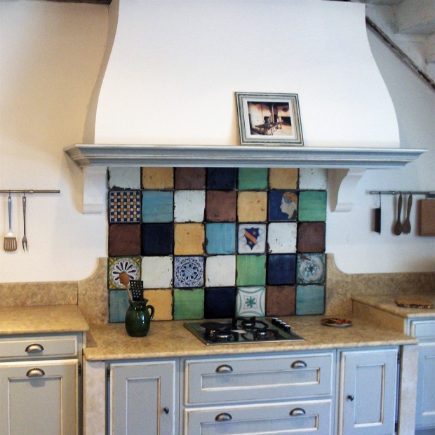 Carrelage décoratif Collezioni d’Autore Rosa Blu 20X20 cm