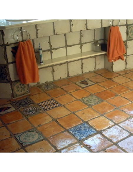 Piastrella decorata Collezioni d’Autore Rosa Blu 20X20 cm Piastrella decorata Collezioni d’Autore Rosa Blu 20X20 cm