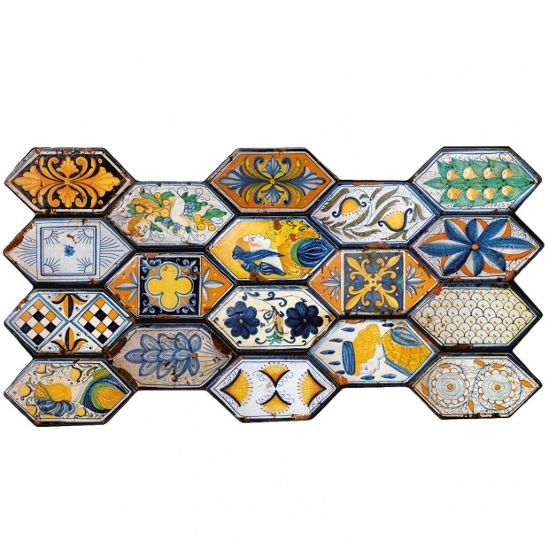 Carrelage décoratif Losanga 9 15X30 cm