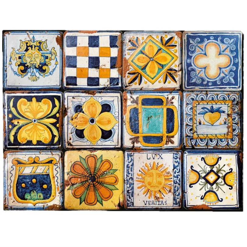 Piastrella decorata Tozzetto 10 15X15 cm