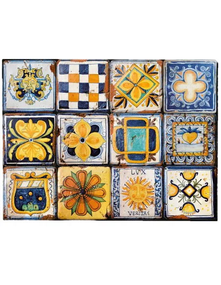 Piastrella decorata Tozzetto 10 15X15 cm Piastrella decorata Tozzetto 10 15X15 cm