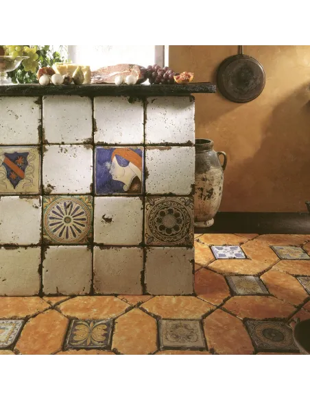 Carrelage décoratif Tozzetto 12 15X15 cm