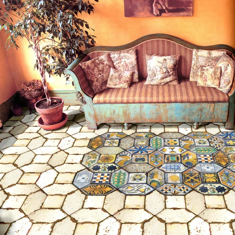 Carrelage décoratif Tozzetto 12 15X15 cm