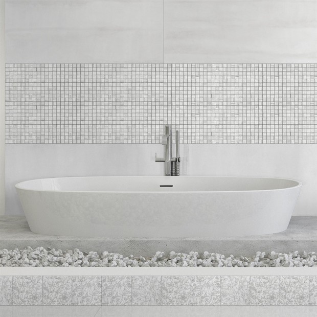 Ceramica Artistica Aquacolor Bianco 60x120 cm