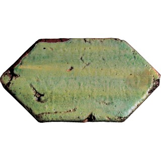 Ceramica artistica Collezioni d’Autore Losanga Verde 30X15 cm