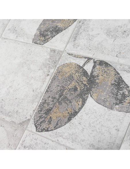 Piastrella decorativa Street Tile Foglia Natura B 20,5x20,5 cm