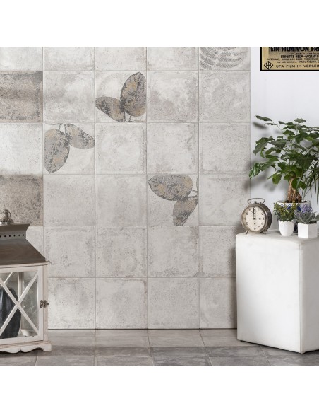 Piastrella decorativa Street Tile Foglia Natura B 20,5x20,5 cm