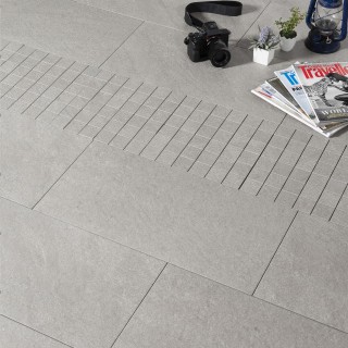gres effetto pietra petram grigio 30x60 cm