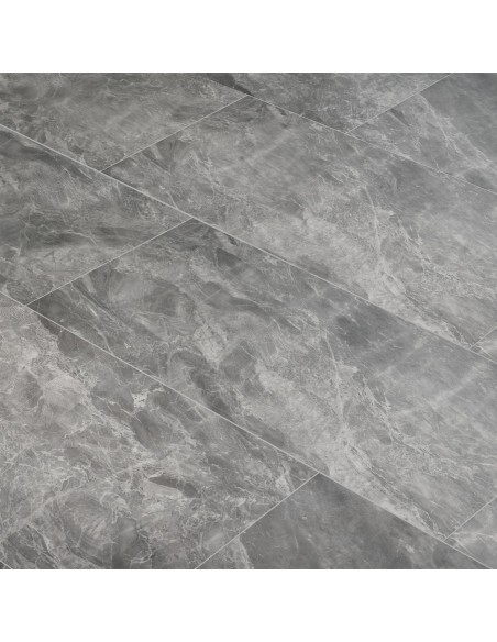 Bardiglio grey marble effect stoneware 45x90 cm