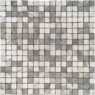 Piastrella decorativa mosaico effetto marmo 45x45 cm