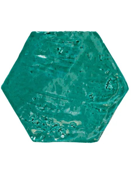 Artistic tiles Emotions emerald green hexagon 20X23 cm Artistic tiles Emotions emerald green hexagon 20X23 cm