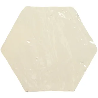Carrelage décoratif Emotions Blanc Brillant Hexagone 20x23 Cm 2