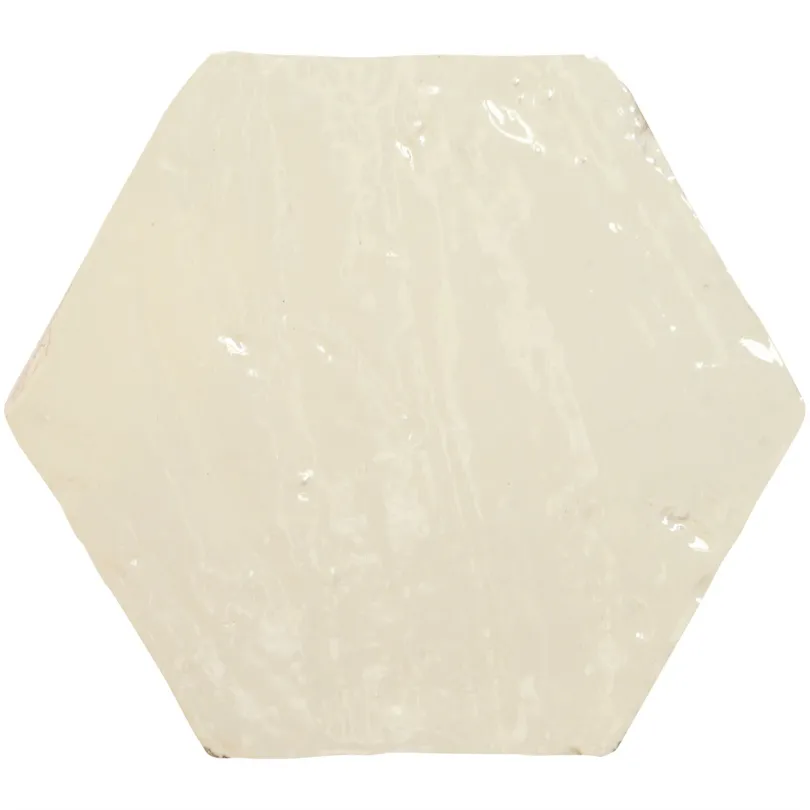 Ceramica artistica Emotions bianco lucido Esagono 20X23 cm