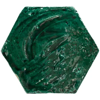 Carrelage décoratif Emotions Vert Hexagone 20x23 Cm 2