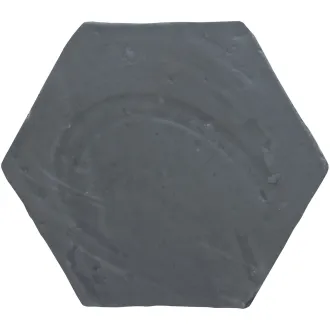 Handgemachte Dekorfliesen Emotions Schwarz matt Hexagon 20X23 cm 2
