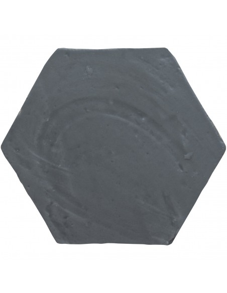 Ceramica artistica Emotions nero matt Esagono 20X23 cm Ceramica artistica Emotions nero matt Esagono 20X23 cm