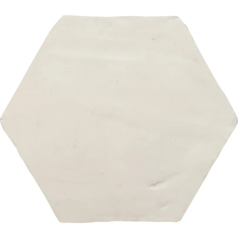 Carrelage décoratif Emotions Blanc Mat Hexagone 20x23 Cm
