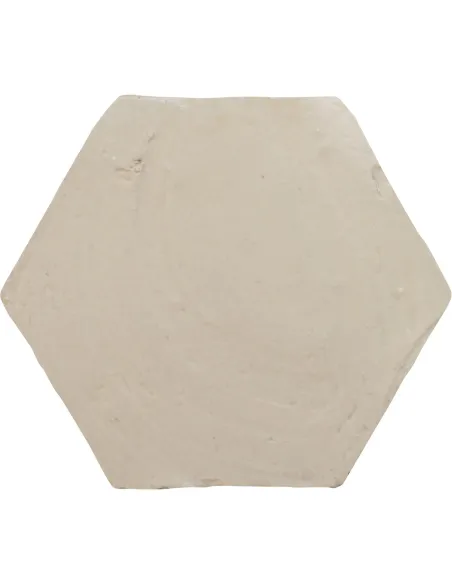 Handgemachte Dekorfliesen Emotions beige matt Hexagon 20X23 cm